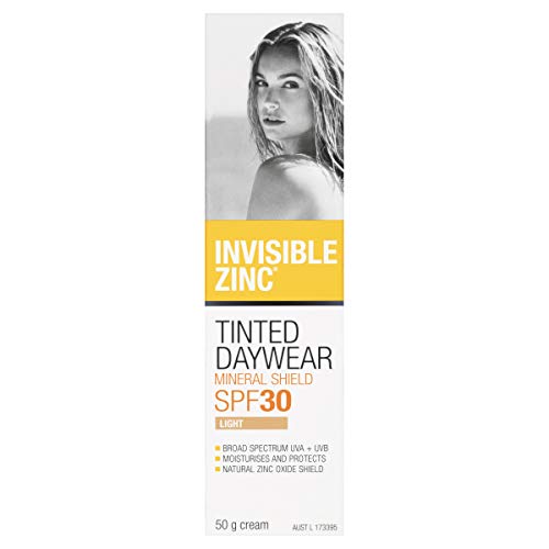 Invisible Zinc Tinted Daywear SPF30+ Light Sunscreen, 50g