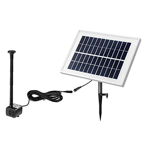 20W Solar Powered Fountain Water Pump for Outdoor Garden Pond Pool