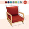 JMGBird Outdoor Seat/Back Chair Cushion Tufted Pillow, Indoor Deep Seat Chair Cushion Set 22"x22"