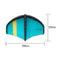 Perfeclan Inflatable Surfing Wing, Handheld Surf Sail with Air Pump, Kitesurfing Wing, Surfing Foil Wing, Windsurfing Sail for Surfing