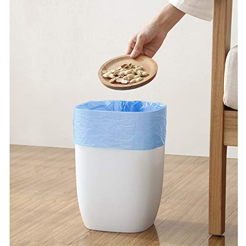 Small Trash Bags,4 -6 Gallon Compostable Garbage Bags,AYOTEE Unscented Leak Proof Biodegradable Bags Wastebasket Liners for Office,Home,Bathroom, Bedroom,Car,Kitchen,Pet (100 Counts, Blue)