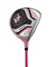 Precise Distinctive Girls Right Handed Pink Junior Golf for Age 9 to 12 (Height 4'4" to 5') Includes: Driver, Hybrid Wood, 2 Irons, Putter, Bonus Bag & 2 Headcovers,70000-PINK-9-12-RH