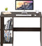 SHW Home Office Computer Desk with Shelves, Espresso