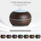 Hianjoo Essential Oil Diffuser 500ml, Electric Aroma Diffuser Humidifier Ultrasonic Aromatherapy for Bedroom Spa Yoga with 14 LED Lights - Great Choice Gifts for Families Lovers Friends (Dark Brown)