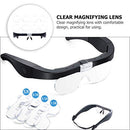 POPETPOP Magnifier Led Magnifying Glass Screen Glasses Reading Glasses with Lights Magnifying Glasses with Light Led Magnifying Eyewear Magnifying Glass with Light Reading Magnifying Glass