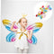 Abaodam 2pcs Symphony Angel Wings butterfly balloon fairy party decorations inflatable angel wings inflatable butterfly wings dancing party props aluminum foil girl supplies to fly