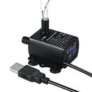 ZIEM Ultra-Quiet Mini USB DC5V 4.8W 300L/H Lift 300cm Brushless Water Pump Waterproof Submersible Fountain with Flow Adjustment Function