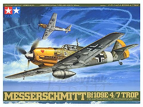 Tamiya Messerschmitt Bf 109 E-4/7 Fighter Plane