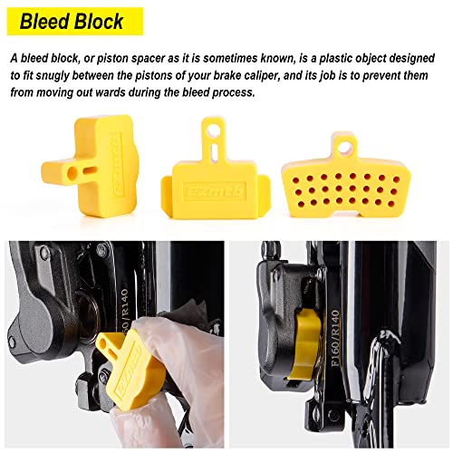 Brake Bleed Kit for Shimano - Mountain Hydraulic Disc Brake Bleeding Kit Tool with 60ml Mineral Oil Brake Fluid (Style:A)