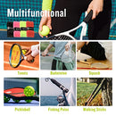 8pcs Tennis Racket Grip Tape Outdoor Tape Handle Antiskid Badminton Accessories Racquet Band Grips Protector (Multicolor)