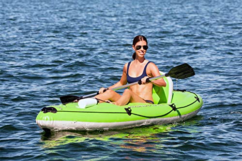 Bestway BW65097 Hydro-Force Koracle, Inflatable Fishing Kayak, 8'10" x 39", Green