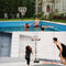 Aimking Portable Basketball Hoop System 29 Inch Impact Backboard 3.2FT to 7.2FT Telescoping Adjustment Basketball Goal System for Indoor Outdoor