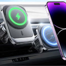 LISEN for MagSafe Car Mount Charger for iPhone 15, 15W Wireless Charger for iPhone Car Accessories Magnetic Phone Holder Mount, Universal Vent Car Charger Fits iPhone 15 Pro Max Plus Mini 14 13 12