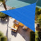 Shade&Beyond Triangle Sun Shade Sail for Patio Lawn Deck Garden Pergola (12'x12'x12', Blue), (We Make Custom Size)