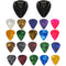 60pcs Guitar Picks with Two Holder, Guitar Plectrums for Gift Acoustic Guitar, Bass and Electric Guitar, Mixed Colors Three Thickness