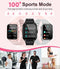 LIGE Smart Watch for Women Men (Answer/Make Calls), 2023 Newest 1.83 Inch Fitness Tracker, Heart Rate/Sleep Monitor/Pedometer/Calories, Multiple Sports Modes, Waterproof Fitness Watch for Android iOS