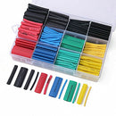 530PCS Heat Shrink Tube 2:1, Electrical Wire Cable Wrap Assortment Electric Insulation Heat Shrink Tube Kit with Box