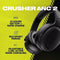 SKULLCANDY Crusher ANC 2 Bluetooth Noise Cancelling Headphones / 50 Hours Battery/Extra Bass Tech/Use with Android and iPhone/with Microphone/Wireless Headphones Noise Cancelling - Black