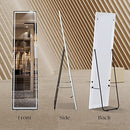 Maxkon LED Full Length Floor Mirror Free Standing Wall Hanging Hallway Bedroom with Stand and Led Light 3 Light Colours