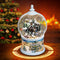 10.2 Inch High Large Size Christmas Snow Globes,Large Size Glitter Globe,6H Timer Musical Box with 8 Christmas Songs