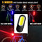 Necomi Bicycle Lights Front and Back Set,1200 lumens 5800mAh Battery USB Rechargeable Bicycle Headlight with Rotatable Stand, 13 Modes IP65 Waterproof