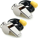 DABOBOTOOL Whistle, Stainless Steel Sports Whistles with Lanyard, Loud Crisp Sound Whistles Great for Coaches, Officials, and OfficialsReferees (1)