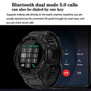 Bluetooth Call Smart Watch Men Sports Heart Rate Blood Pressure Oxygen Monitor