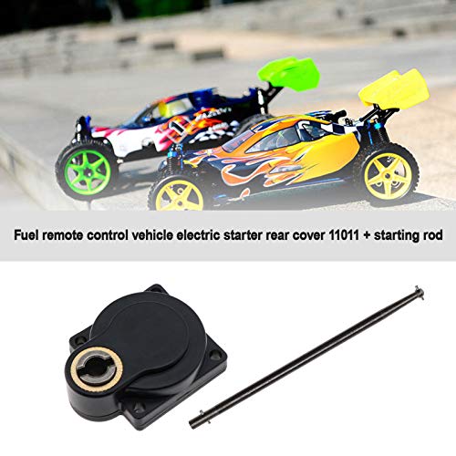 Electric Roto Starter Back Cover Backplate 11011 12mm Start Rod with Screws Compatible with HSP 1/10 16/18/21 Nitro Engine RC Model Car Part