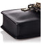 DKNY Women's Everyday Multipurpose Crossbody Handbag, Black/Gold Elissa Small, One Size
