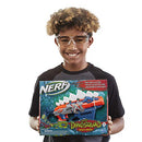 Nerf - Dinosquad - Stegosmash Dart Blaster - US Version - Stegosaurus Dinosaur Design - Pull-Back Priming Handle - 5 Official Nerf Darts - 4-Dart Storage - Toys For Kids - F0805 -Ages 8+