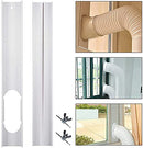 NC Portable Ac Window Vent Kit, Air Conditioner Window Seal, Universal Ac Vent for Sliding Windows and Hung Windows