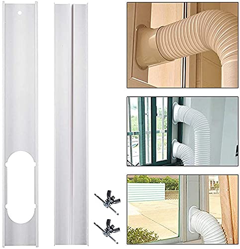 NC Portable Ac Window Vent Kit, Air Conditioner Window Seal, Universal Ac Vent for Sliding Windows and Hung Windows