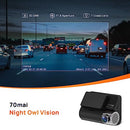 70mai True 4K Dash Cam A800S with Sony IMX415, Front and Rear, Built in GPS, Super Night Vision, 3'' IPS LCD, Parking Mode, ADAS, Loop Recording, iOS/Android App Control