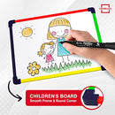 Scribbledo Colored Frame Magnetic Dry Erase White Boards Pack of 5 l 9" X 12" Whiteboard