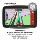 TomTom Car Sat Nav GO Classic, 6 Inch, with Traffic Congestion and Speed Cam Alert Trial Thanks to TomTom Traffic, EU Maps, Updates via WiFi, Integrated Reversible Mount