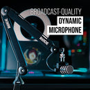RØDE PodMic Broadcast-Quality Dynamic Microphone with Integrated Swing Mount for Podcasting, Streaming, Gaming, and Voice Recording