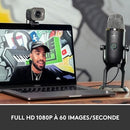 Logitech StreamCam, Live Streaming Webcam, Full 1080p HD 60fps Vertical Video, Smart auto Focus and Exposure, Dual Camera-Mount Versatility, with USB-C, for YouTube, Gaming Twitch, PC/Mac - Black