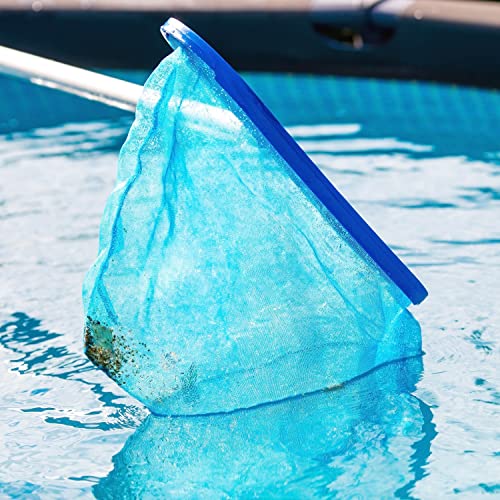 Pool Skimmer Net with Solid Plastic Frame, Pool Nets for Cleaning