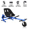 Hoverboard seat attachment, hoverboard go kart for adults & kids, accessories to transform hoverboard into go cart, hover carts for self balancing scooter with off-road tire and shock absorber, blue