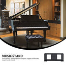 Healifty Desktop Bookshelf Piano Keyboard Stand Sheet Music Stand Digital Piano Music Holder Plastic Book Page Holders Piano Accessories for Saxophone Piano Keyboard Black Beat Maker Beat Maker