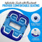 SereneLife Inflatable 4- Person Floating Island Raft, Party Island Raft w/ 4 Drink Holders, Use for Lounging on Lake, Beach River or Pool
