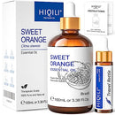 HIQILI Orange Essential Oil, 100% Pure for Diffuser Skin Massage - 3.38 Fl Oz