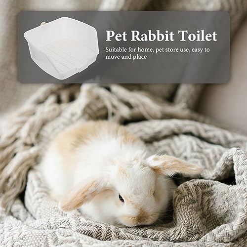 POPETPOP 1pc Rabbit Drawer Rabbit Hutch Indoor Rabbit Potty Training Litter Indoor Rabbit Hutch Bunny Train Potty Queen Bedding Rabbit Toilet Mini Drawers Sand Basin Plastic Multifunction