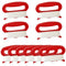 10 Pack Kite String Handle with 98ft Line Red Mini Kite Spool Kite Flying Accessories Kite String Spool for Kids and Adults(L, Width: 11.5CM/4.53 inch )