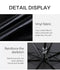 Lordap UV Umbrella & Rain Block Folding Umbrella, 8 Hard Umbrella Bone Automatic Opening and Closing Umbrella, Add Thick Black Glue, Upf50+ Protection (Black)