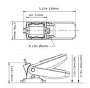 NUZAMAS Bilge Pump Float Switch Automatic 12V 24V or 32V for Boat Yacht Caravan Camping Marine Fishing Water Pump Auto ON/Off