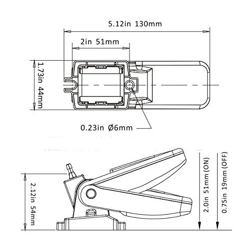 NUZAMAS Bilge Pump Float Switch Automatic 12V 24V or 32V for Boat Yacht Caravan Camping Marine Fishing Water Pump Auto ON/Off