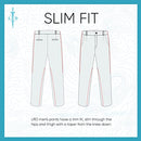 LRD Mens Stretch Golf Pants – Lightweight Performance Slim Fit Golf Pant for Men, Khaki, 32W x 28L