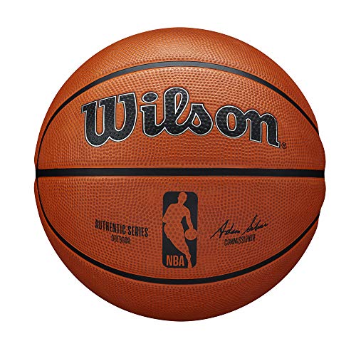 WILSON NBA Authentic Series Outdoor Basketball, Size 5 Brown WTB7300ID05