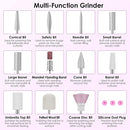 Electric Nail Files, Geecol Updated Version USB Electric Nail File 20000 RPM Adjustable Speed Portable 11 Changeable Filing Bits Electric Manicure Pedicure Kit Nail Drill for Acrylic Nails, Gel Nails